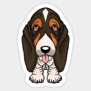 Hangdog hound-dog Sticker